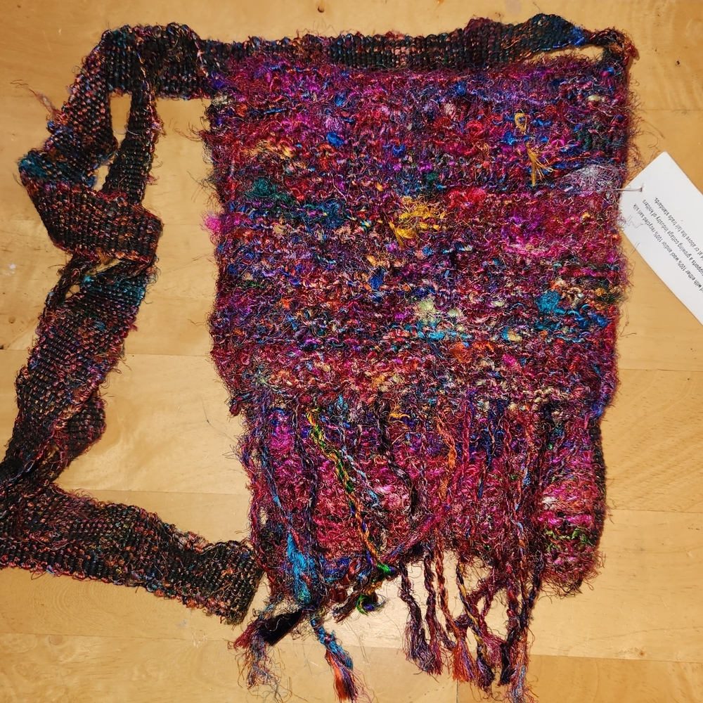 NWT Colorful Silk Blend Bag by Venus Imports
